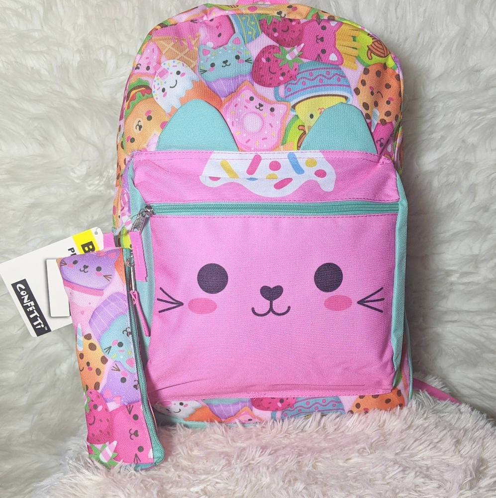 NWT Backpack Kitty Sweets & Treats Bag